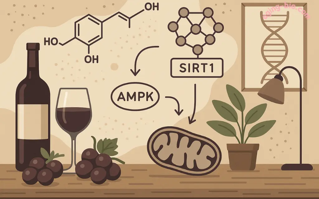 Resveratrol's Molecular Symphony: How a Wine Compound Orchestrates Cellular Anti-Aging
