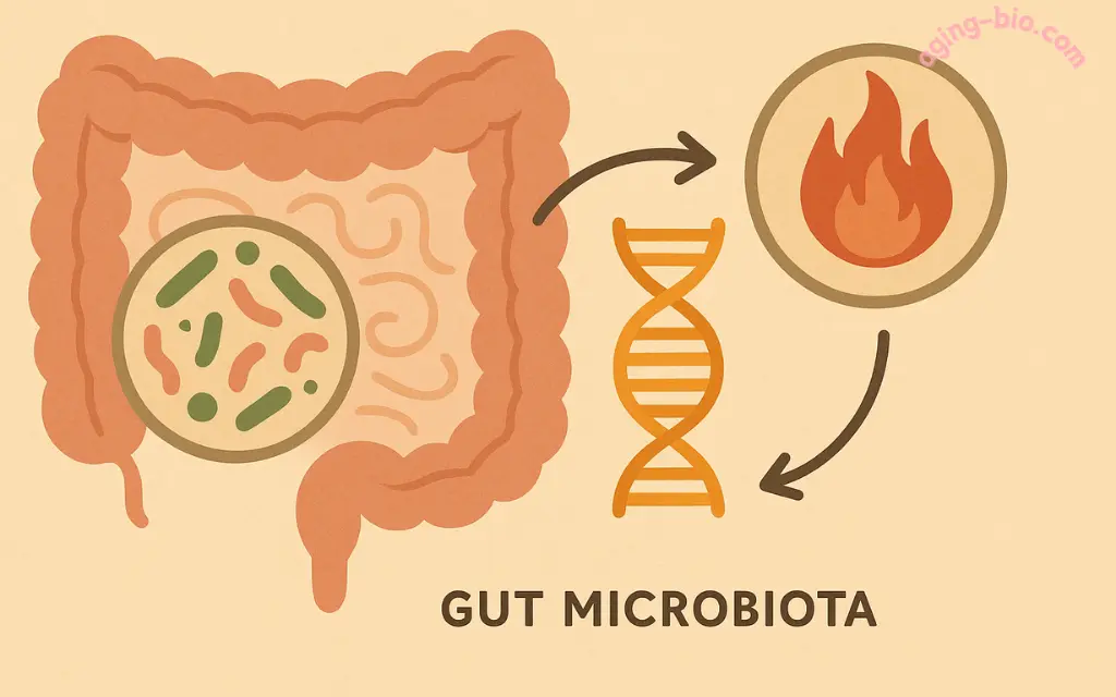 Gut Microbiota and Aging: New Research on DNA Repair and Inflammation